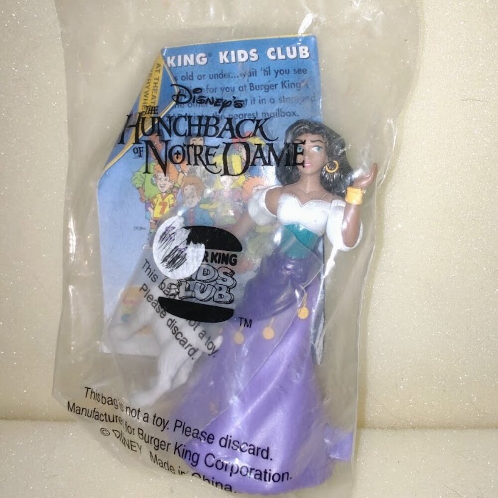 Hunchback of Notre Dame Esmeralda Burger King Toy